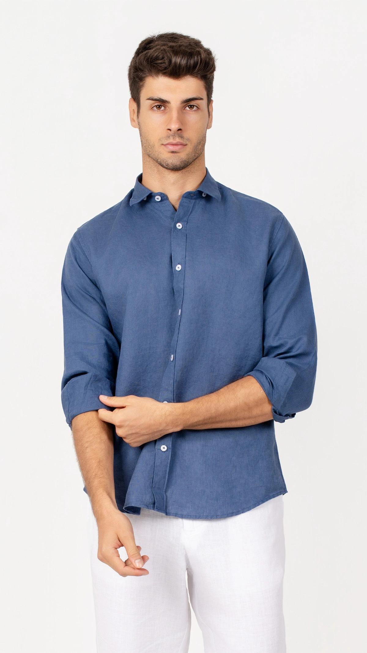 Regular Fit 100% Linen Shirt